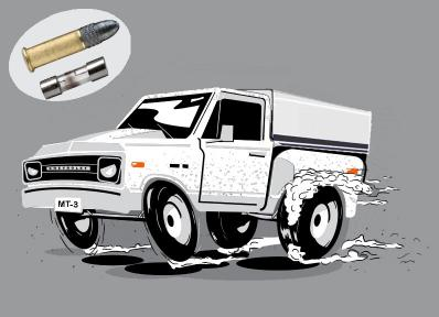 Clip Art - pickup with topper