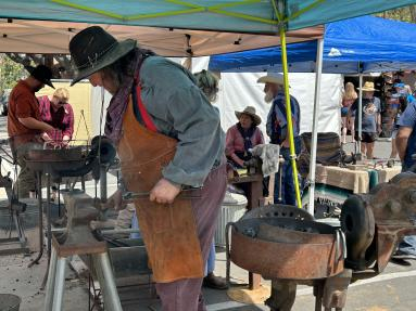 Blacksmith at the Cowboy Festival 2023 