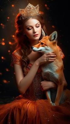Princess and her fox image.