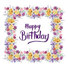 Greeting for birthdays