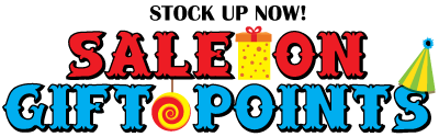 Party Central Header: 10% Gift Points