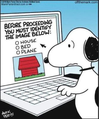 I think Snoopy has a problem