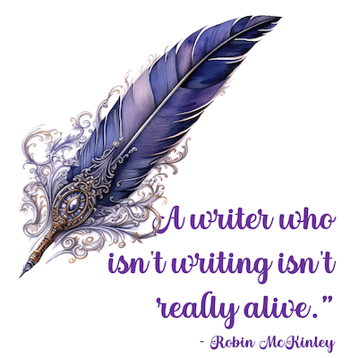 Robin McKinley quote for C-Note (with Quill)