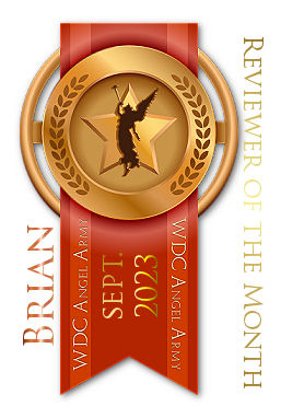 Award received from Angel Army for being one of their top reviewers.