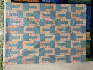 My friend, Karen, made this quilt. 