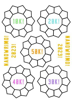 A fun page to track your NaNoWriMo progress.