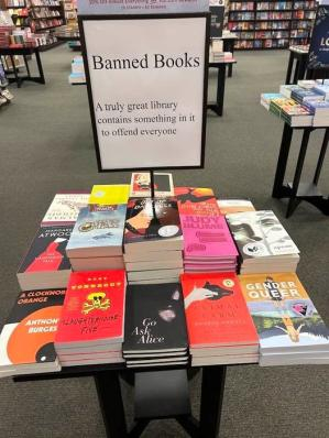 Books are being banned 
