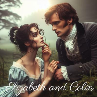 Second Poser of Elizabeth and Darcy Colin Firth by best friend Angel. Beautiful work.