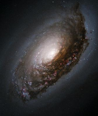 Known as the Dark Eye Spiral galaxy