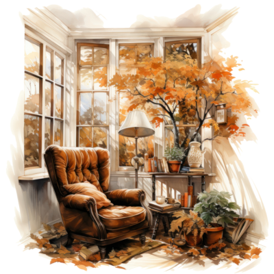 A cozy Autumn room