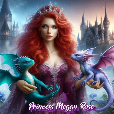 Princess and baby dragons by best friend Angel. Very pretty.