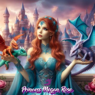 Princess and baby dragons by best friend Angel. 