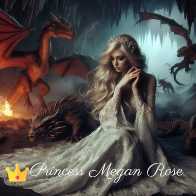 A Princess and flying dragons are in this Poser. 