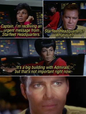 A Dad joke on Star Trek???