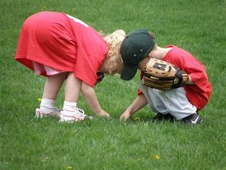 Girl and Boy Searching