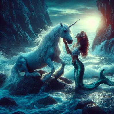 Another beautiful unicorn and mermaid Poser by best friend Angel. 