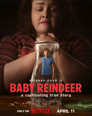 Title card for "Baby Reindeer," on Netflix.