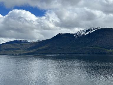 Alaska, as we cruised inside the Inside Passage. 