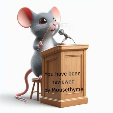 I have just reviewed you