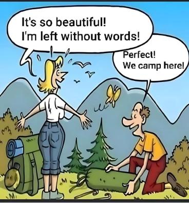 That's a shame really, I love talking to my wife