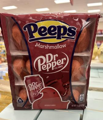 Peeps come in Dr. Pepper Flavor! 