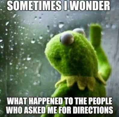 Fortunately, I am good at giving directions