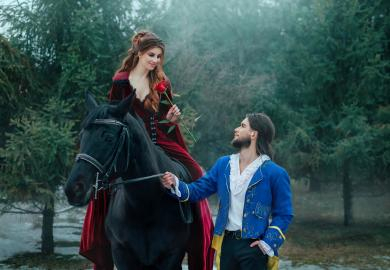 A medieval couple used for inspiration. 