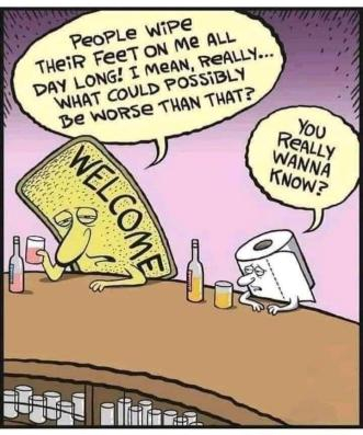 I think he's got a point there!