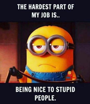 Now that I'm retired, I could say the hardest part of my LAST job.....