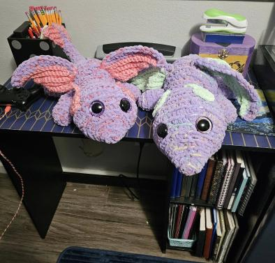 Dragons I crocheted
