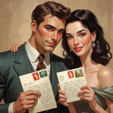 An image of two characters from the story
