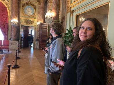 Andy and Christine checking out the Breakers