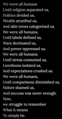 This is so appropriate in today's world