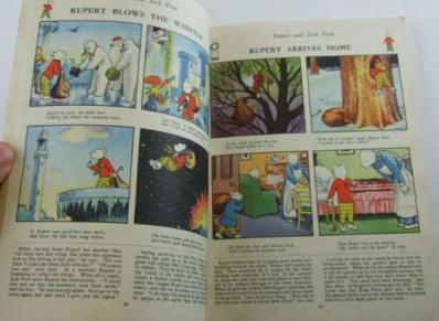 Open page of a Rupert annual.