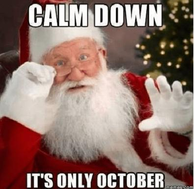 Santa in October