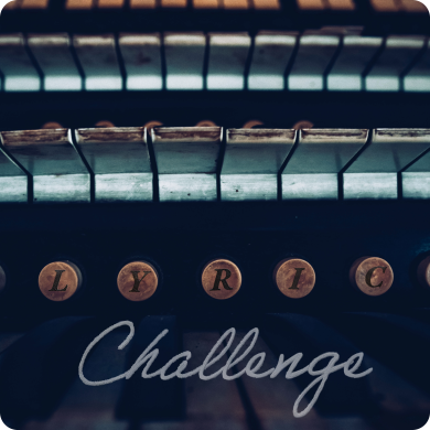 Logo for the One-Line Lyric Challenge