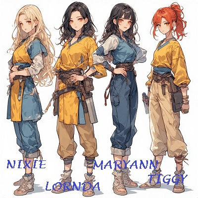 The Power Crew Having Fun