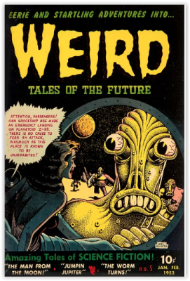 Cover for Weird Tales from the future Jan-Feb 1953