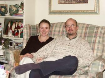 Erik & I ~ Taken long ago, I think I'm actually pregnant with Lindsay in this picture!