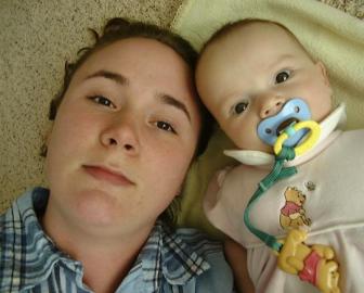 Summer 04 ~ Lindsay & I and our eyes.