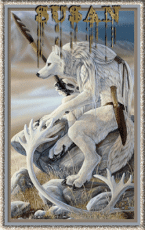 BREATHING WOLF ~  I think this is my best animation.  The Breathing wolf.  Look closely at his mouth and belly moving. 