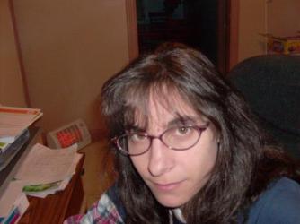 Me Feb. 2008 ~  I'm supposed to wear glasses, but since I rarely do my oldest decided to snap a pic of me real quick while I was. 