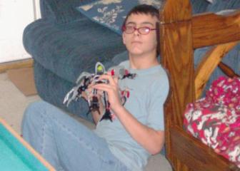 Zach age 13 ~  My oldest son Zachary, Feb. 2008 