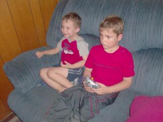 My 2 youngest April 2008 ~  Tyler 7 and Codie 4. 