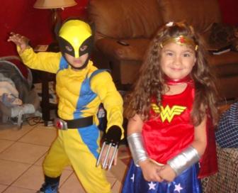 Wolverine and Wonder Woman ~  Aiden and Olivia 