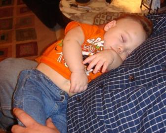 Baby Ray in his Sleeping Baby Costume ~  Tired Baby Ray 