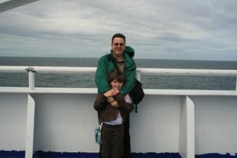 Mike and Liane in the Irish sea ~  No description included. 