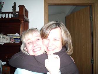 Untitled ~  My daughters sharing a hug. 
