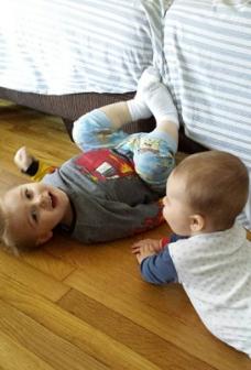 Kaden and Connor hanging out  ~  No description included. 