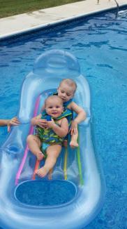 Big Brother has fun with little brother ~ 